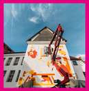 Turn Into the Wall: New mural on the museum inner facade