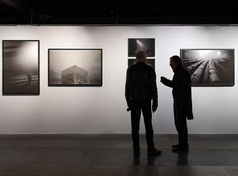 Klavdij Sluban's Elsewhere Here exhibition, Jakopič Gallery, 2024