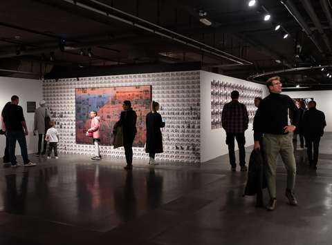 Opening of the Bojan Radovič: Replica exhibition, Jakopič Gallery, Ljubljana, 2022