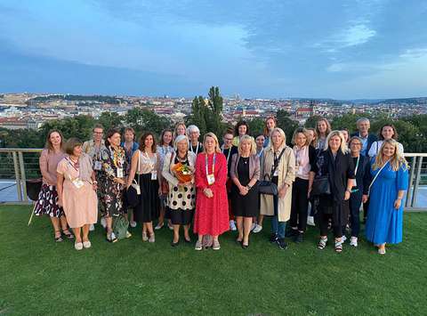 Delegacija slovenskih muzealcev na 26. generalni konferenci ICOM v Pragi